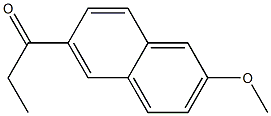 2-methoxy-6-propionylnaphthalene Struktur