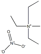 Methyltriethylammonium nitrate Struktur