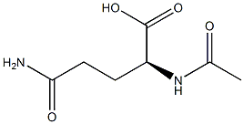 Acetyl L-glutamine Struktur