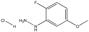 2-FLUORO-5-METHOXYPHENYLHYDRAZINE HCL, 1198283-29-2, 結(jié)構(gòu)式