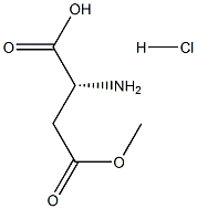 D-ASPARTICACID4-METHYLESTERHYDROCHLORIDE Struktur