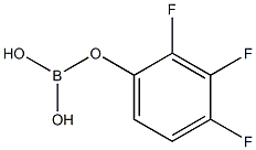 2,3,4-Trifluofophenylboric acid Struktur