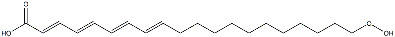 12R-Hydroperoxyeicosatetraenoate Struktur