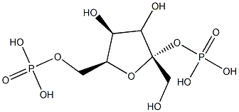 [(2S,3S,5S)-3,4-dihydroxy-5-(hydroxymethyl)-5-phosphonooxy-oxolan-2-yl]methoxyphosphonic acid Struktur