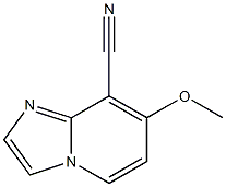 7-Methoxyimidazo[1,2-a]pyridine-8-carbonitrile Struktur