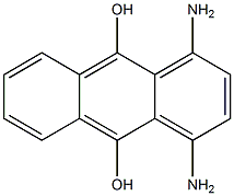 1,4-diamino-9,10-anthracenediol Struktur