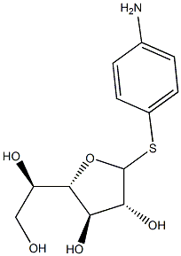 4-aminophenyl 1-thio-galactofuranoside Struktur