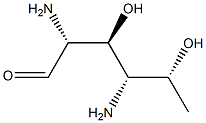 2,4-diamino-2,4,6-trideoxygalactose Struktur