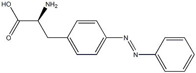 4-phenylazophenylalanine Struktur