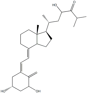 1,23-dihydroxy-24-oxovitamin D3 Struktur