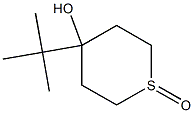 4-hydroxy-4-tert-butyl-2,3,5,6-tetrahydrothiopyran-1-oxide Struktur