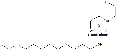 TRIETHANOLAMMONIUMLAURYLSULPHATE Struktur