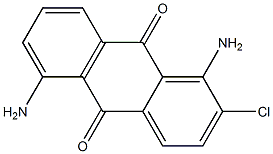 1,5-DIAMINO-2-CHLORANTHRAQUINONE Struktur