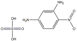 4-NITRO-META-PHENYLENEDIAMINESULFATE Struktur