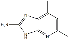 2-AMINO-3H-5,7-DIMETHYLIMIDAZO(4,5-B)PYRIDINE Struktur