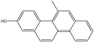 2-HYDROXY-5-METHYLCHRYSENE Struktur