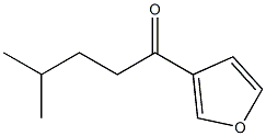 3-(4-METHYLPENTANOYL)FURAN Struktur