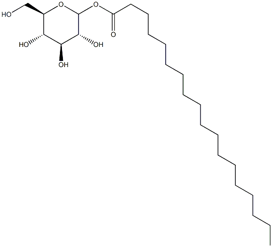 STEAROYLGLUCOPYRANOSE Struktur