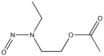 N-BETA-ACETOXYETHYL-N-ETHYLNITROSAMINE Struktur