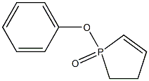 1-PHENOXY-2-PHOSPHOLENE1-OXIDE Struktur