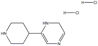 6-(piperidin-4-yl)-1,2-dihydropyrazine dihydrochloride Struktur