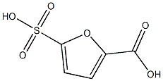 5-sulfo-2-Furancarboxylic acid Struktur