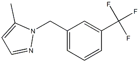 5-Methyl-1-(3-trifluoromethyl-benzyl)-1H-pyrazol- Struktur