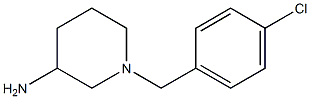 1-(4-chlorobenzyl)piperidin-3-amine Struktur