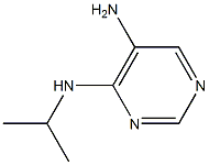 N4-(1-methylethyl)pyrimidine-4,5-diamine Struktur