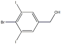 (4-bromo-3,5-diiodophenyl)methanol Struktur