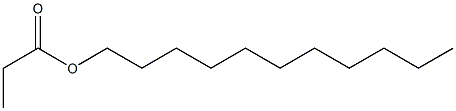 undecyl propanoate Struktur