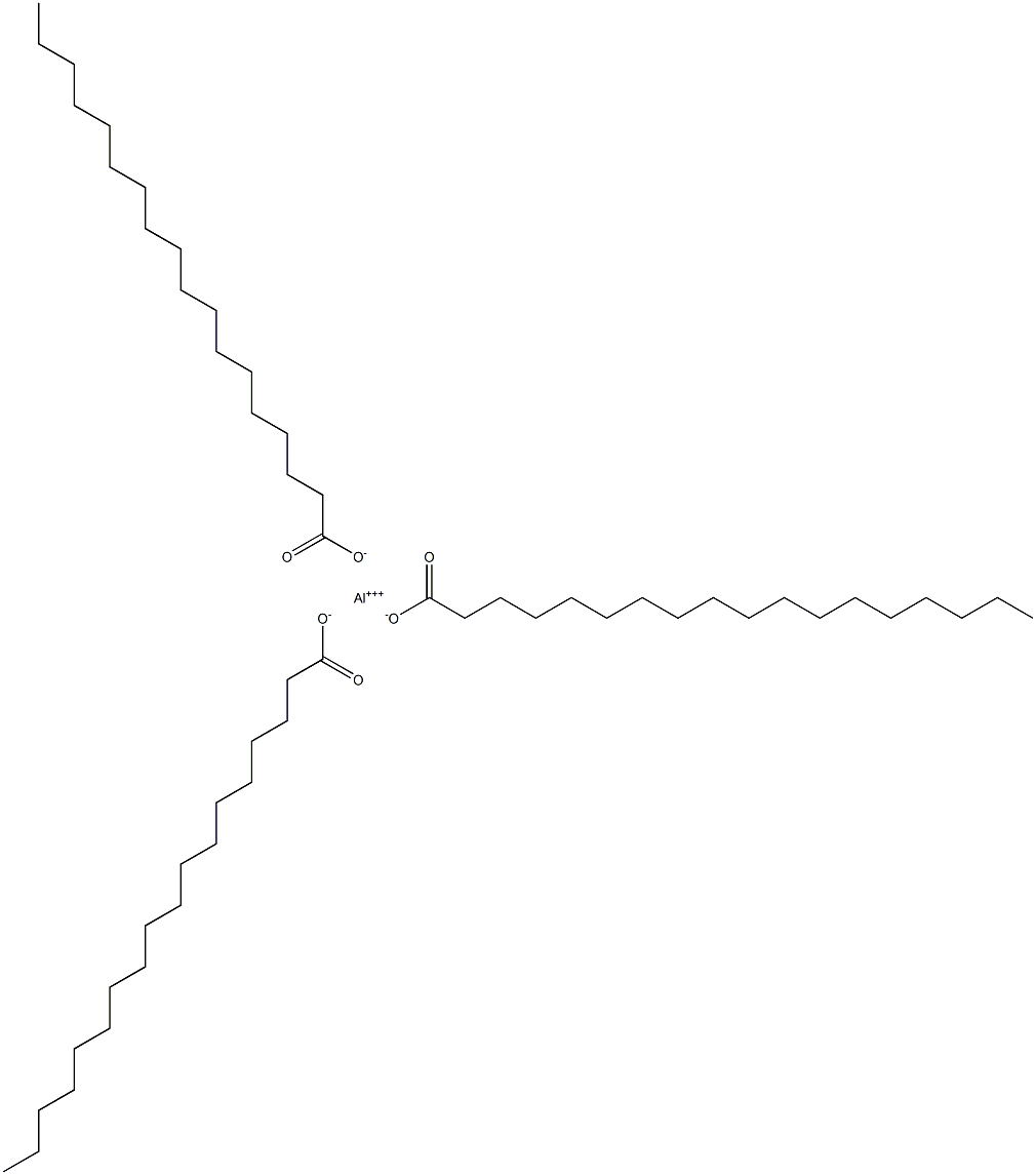 ALUMINIUM STEARATE, MONOBASIC Struktur