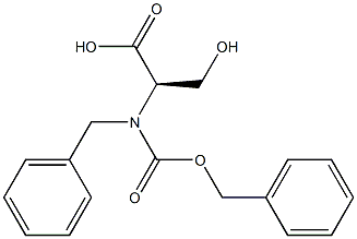 N-CBZ-BENZYL-D-SERINE Struktur