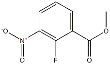 2-FLUORO-3-NITROBENZOIC ACID METHYL ESTER Struktur