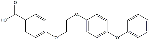 4-[2-(4-PHENOXYPHENOXY)ETHOXY]BENZOIC ACID Struktur