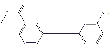 METHYL 3-[(3-AMINOPHENYL)ETHYNYL]BENZOATE Struktur