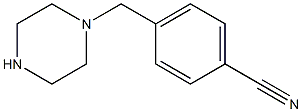 4-(PIPERAZIN-1-YLMETHYL)BENZONITRILE Struktur