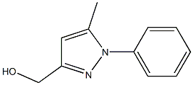 3-HYDROXYMETHYL-5-METHYL-N-PHENYL PYRAZOLE Struktur