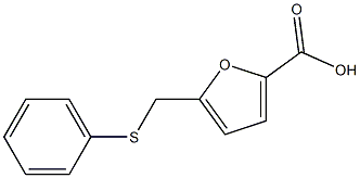 5-[(PHENYLTHIO)METHYL]-2-FUROIC ACID Struktur