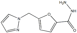 5-(1H-PYRAZOL-1-YLMETHYL)-2-FUROHYDRAZIDE Struktur