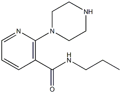 2-(1-PIPERAZINO)-N-PROPYLNICOTINAMIDE Struktur