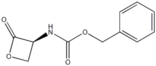 (S)-(2-Oxo-oxetan-3-yl)-carbamic acid benzyl ester Struktur