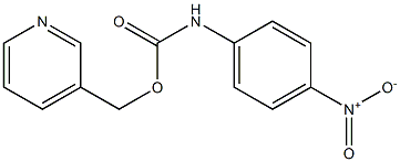 3-Pyridylmethyl-N-(p-nitrophenyl) Carbamate Struktur