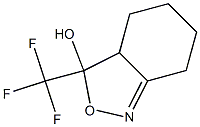 3,3A,4,5,6,7-HEXAHYDRO-3-(TRIFLUOROMETHYL)-2,1-BENZISOXAZOL-3-OL Struktur