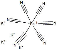 POTASSIUM FERROCYANIDE FOOD GRADE Struktur