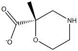 (S)-Methylmorpholine-2-carboxylate Struktur
