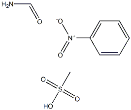 P-NITROBENZENE METHANESULFONIC ACID FORMAMIDE Struktur