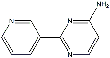 2-(3-PYRIDINY)-4-AMINOPYRIMIDINE Struktur