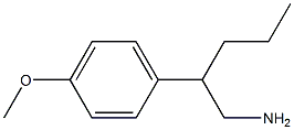 2-(4-METHOXYPHENYL)PENTAN-1-AMINE Struktur