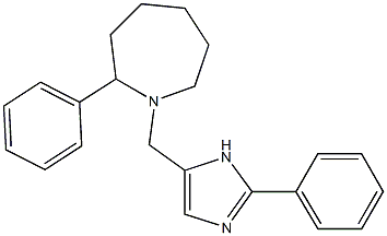 2-PHENYL-1-[(2-PHENYL-1H-IMIDAZOL-5-YL)METHYL]AZEPANE Struktur